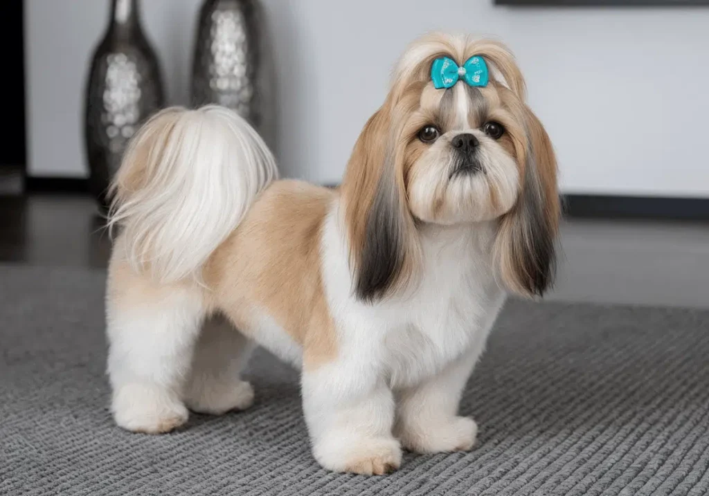 shih-tzu-corte-leon-melena-larga